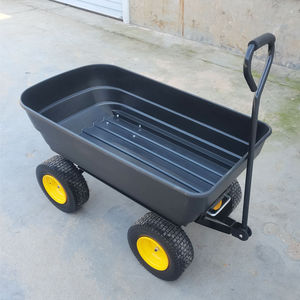 Cargo Beach Trolley Rolling Utility <strong>Wagon</strong> Yard Garden <strong>Dump</strong> Lawn <strong>Cart</strong> Heavy Duty 4 Wheel Plastic Shopping Tools Industrial OEM - Product Image 5