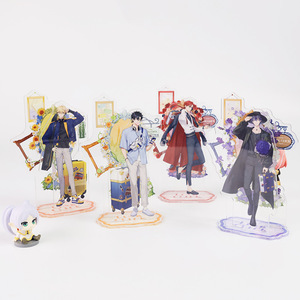 Letrero de acrílico personalizado de doble inserción, decoración de escritorio con forma de figura, juguete agitador transparente, decoración DIY con temática de anime, China - Product Image 4