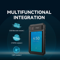 Tableta Industrial Resistente Android B81 de 8 Pulgadas con Pantalla de Alto Brillo, 10000 mAh, MTK Octa Core, Lector Biométrico de Huellas Dactilares