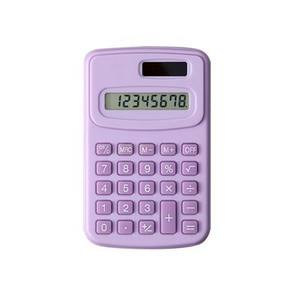 Calculatrice scientifique miniature personnalisée avec logo, affichage 8 chiffres, portable, mignonne, pour étudiants, en caoutchouc, cadeau promotionnel - Product Image 4