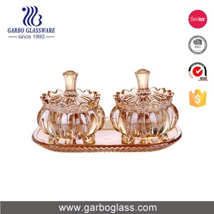 Juego <span class=keywords><strong>de</strong></span> frascos <span class=keywords><strong>de</strong></span> vidrio para dulces con tapa, juego <span class=keywords><strong>de</strong></span> frascos <span class=keywords><strong>de</strong></span> vidrio para almacenamiento <span class=keywords><strong>de</strong></span> dulces decorativos, artículos <span class=keywords><strong>de</strong></span> cocina, 2 uds. - Product Image 3