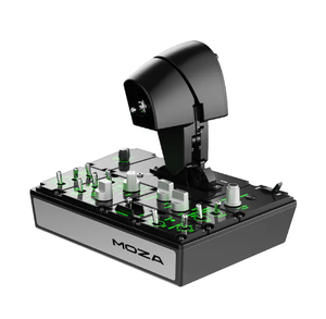 Manette de vol MOZA MTP pour <span class=keywords><strong>PC</strong></span>, pour pilotes de simulateur de vol professionnels et passionnés, 27 commutateurs programmables, angle de rotation maximal de 180° - Product Image 2