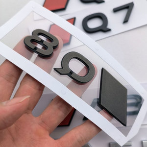 Nuovo Adesivo Decorativo Rosso con <span class=keywords><strong>Logo</strong></span> S per Bagagliaio Posteriore Auto, per Serie <span class=keywords><strong>AUDI</strong></span> SQ8 SQ7 SQ6 A3 S3 A5 A6 S8 RS3 RSQ5, <span class=keywords><strong>Logo</strong></span> Personalizzato - Product Image 6