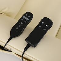 Medizinischer Moderner Power-Lift-Sessel für die häusliche Pflege 105-160 Mehrfachverstellbar mit Beheizter Lendenwirbelstütze, Vibration und Massage, Fernbedienung