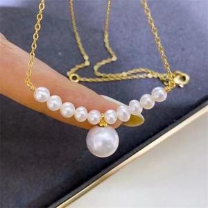 Collier rétro français Zhizhen, élégant, perle d'eau douce, style classique polyvalent, nouveau produit de Neckland Wenchi Chine - Product Image 4
