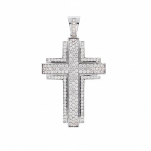 เครื่องประดับเพชรสีทอง14K ที่ไม่เหมือนใครมากที่สุด VVS เพชรธรรมชาติหรูหราหรูหราจี้ฮิปฮอปสวยงาม - Product Image 1