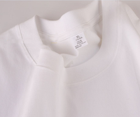 Sıcak satış erkek % 100% pamuk nefes spor salonu baskı boş T shirt damla omuz ağır ağırlık günlük T-Shirt