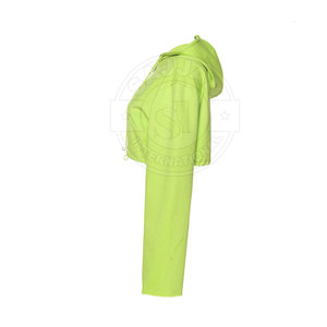 Latest Style Solid Color Women Crop <b>Top</b> Hoodies Wholesale Customized Women Crop <b>Top</b> Hoodies - Product Image 3