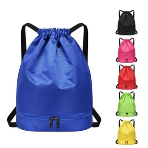 Bolsa con Cordón para Separación de Objetos Húmedos y Secos, Mochila Deportiva Impermeable de Oxford para Natación y Fitness, con Logotipo Personalizado - Product Image 2