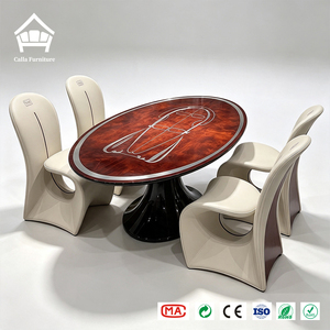 Juego de Muebles de Comedor de Mármol Artístico a Medida para Mansiones y Penthouses, Solución Integral de Alta Gama, Personalización Completa para el Hogar - Product Image 4