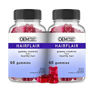 Private Label Veganistische Biotine Collageen Gummies-Haar, Huid En Nagel Multivitamine Ondersteuning - Product Image 1