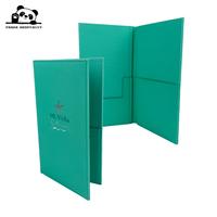 Couverture de menu et porte-comptes en cuir personnalisés, porte-menu haut de gamme pour restaurant, format US Letter A4