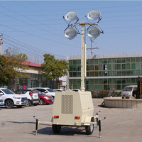 Fabrika inşaat için sıcak satış mobil ışık kule LED dizel motor ışık kulesi üreticisi kule ışıkları