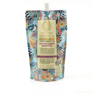 Sea buckthorn shampoo by Natura Siberica 500 ml/ Nourishing & voluminizing shampoo for normal and oily hair