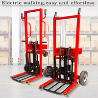 Carretilla Elevadora Hidráulica Wendy Personalizable de 300 kg, Semi-Eléctrica, Tipo Tiger, para Almacenes y Obras de Construcción