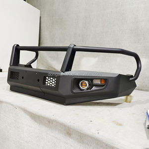 Parachoques delanteros <span class=keywords><strong>de</strong></span> coche resistentes <span class=keywords><strong>de</strong></span> nuevo diseño, barra <span class=keywords><strong>de</strong></span> toro <span class=keywords><strong>de</strong></span> acero con luces Led para Lc200 Toyota Nissan Ford jeep Toyota Hilux F150 - Product Image 4