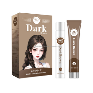 <span class=keywords><strong>Tinte</strong></span> Capilar Herbal Profesional GoPerfect <span class=keywords><strong>para</strong></span> <span class=keywords><strong>Mujer</strong></span>, Color Castaño Oscuro/Negro, Permanente, Sin Amoníaco y Cubre las <span class=keywords><strong>Canas</strong></span> - Product Image 1