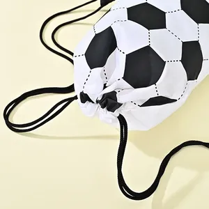 Sac de sport à cordon pour la Coupe du Monde – Matière polyester, taille moyenne, option logo personnalisé pour publicité ou cadeau - Product Image 2