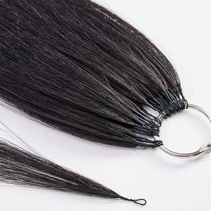 ต่อผมแบบวงกลมเส้นเดียว 100% ผมแท้แบบไม่ผ่านการแปรรูป มองไม่เห็นรอยต่อ สามารถดัด/ย้อม/รีดได้ - Product Image 2