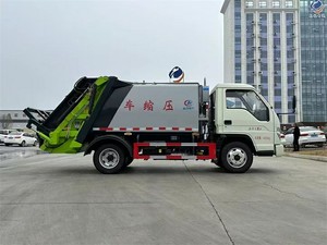 Petit <span class=keywords><strong>camion</strong></span> à ordures 5CBM Foton 4*2 <span class=keywords><strong>poubelle</strong></span> chargement arrière et compression <span class=keywords><strong>camion</strong></span> de gestion des déchets - Product Image 4