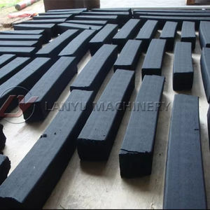 Automatische sechseckige Holzkohlebrikett-Kompressor maschine mit gebrauchtem Motor - Product Image 1