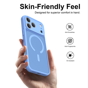 Funda Protectora Magnética Mate para <span class=keywords><strong>iPhone</strong></span> 17 16 15 Pro Max, Carga Inalámbrica, Ligera, Fundas <span class=keywords><strong>Carcasa</strong></span> - Product Image 2