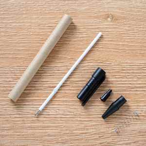 Eco Friendly Retractable Paper Tube Ballpoint <b>Pens</b> Bulk Custom Logo Plastic Tip Promotional School Office Gifts - Product Image 4