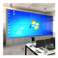 Mur vidéo LCD 4K de 46 à 55 pouces pour la publicité, l'éducation, la signalisation directionnelle et l'utilisation en ascenseur avec panneaux d'affichage sans soudure 3x3