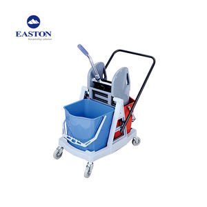 Chariot de ménage, chariots de nettoyage pour hôtel, 36L, fournitures hôtelières en plastique, chariot de nettoyage pour le ménage - Product Image 3