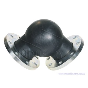 Good Price ZG Factory Customised Size <strong>Q235</strong>/SS304/SS316 <strong>Flange</strong> DN50 DN65 DN80 DN100 2"-12" WTX Flexible Rubber Bent - Product Image 1