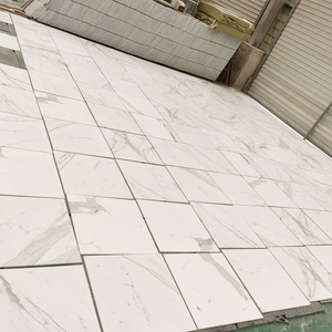 Carreaux de marbre blanc Calacatta d'Italie polis de haute qualité, modernes et luxueux, pour murs et sols, vente en gros OEM/ODM TMZ pour usage hôtelier - Product Image 5