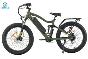 <span class=keywords><strong>OTM</strong></span> CE 26 pollici a trazione posteriore E bici a sospensione completa elettrico Fat Bike fuoristrada 1000W elettrica produttore OEM bicicletta elettrica - Product Image 4