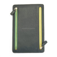 Pochette de rangement pour documents de voyage en famille pour quatre, organiseur de voyage à fermeture éclair, billet d'avion, sac de passeport en cuir PU