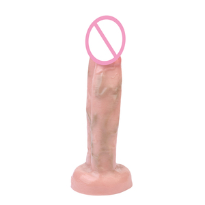 FAAK Dildo kepala ganda realistis dengan pengisap kuat untuk wanita masturbasi kulit <span class=keywords><strong>Penis</strong></span> buatan - Product Image 3