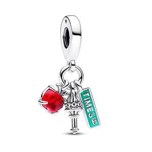 HaYa Dijes de Diseño Modernos para Pulseras de Mujer, Serie ME, Colgante Ojo Mágico, Dijes de Joyería en Forma de Corazón de Plata 925, Venta al por Mayor - Product Image 4