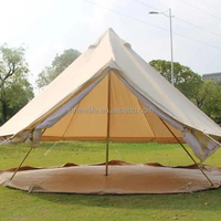 3m 4m 5m 6m 7m Safari Tipi Indien Imperméable Lotus Party Glamping Imperméable Oxford Canvas Bell Yourte Tente