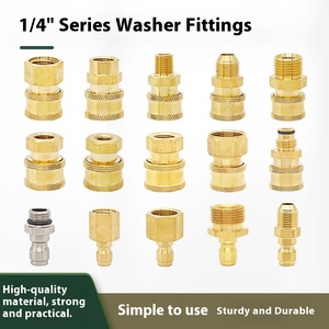 高圧水ガン洗浄機,高圧力1/4洗車ツールキット380/280女性用クイックプラグコネクタ - Product Image 2