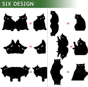 Marcapáginas imán gato lindo libro uso imán para niños regreso a la Escuela Decoración de oficina marcapáginas - Product Image 1