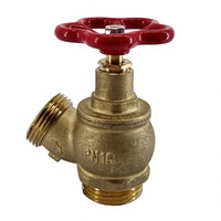 Accessoires pour extincteur de 1,5 / 2 / 2,5 pouces, robinet à bille avec poignée en laiton pour enrouleur de tuyau d'incendie, incendies de classe A et B