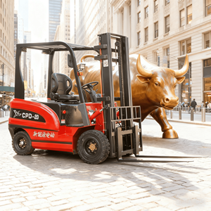 Carretilla elevadora eléctrica de 2 toneladas de larga duración con certificación CE para aplicaciones industriales PESADAS | Venta al por mayor de fábrica rentable - Product Image 1