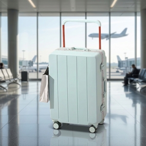 Maleta de Viaje para Mujer, Maleta con Marco de Aluminio y PC, Resistente, para Estudiantes, Gran Capacidad, con Contraseña, Ruedas Universales - Product Image 2