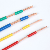 Fourniture directe d'usine 1.5mm 2.5mm 6mm 20mm Câblage de maison flexible Cuivre PVC Fil électrique et câble prix Câble de construction