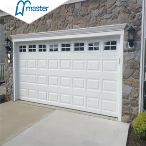Master Well Grosir Bagian Yang Digunakan 16X7 8X7 Pintu Garasi Murah Desain Modern Di Atas Pintu Garasi