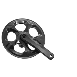 Manivelle de vélo de haute qualité 170 mm 52T pour CNC BCD 144, noire, carrée, conique, accessoire de pédalier de vélo - Product Image 1