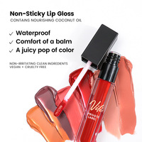 OEM Hydratant Hydratant Sans Transfert rose Rouge à Lèvres Liquide Mat Satin Brillant à Lèvres Brillant Brillant à Lèvres Marque Privée