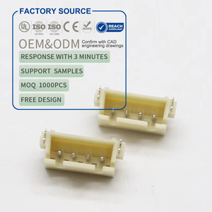 Connecteur SMT à <span class=keywords><strong>angle</strong></span> droit pas de 2,54 mm, 2-16 broches, entrée latérale, fil vers carte, connecteur mâle pour contrôle industriel de circuits imprimés - Product Image 3
