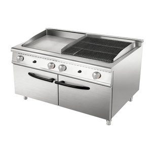 Gril à hamburgers électrique et à gaz In-Smart pour restaurant et hôtel, plaque de cuisson Blackstone, four, armoire, machine en acier inoxydable, facile à utiliser - Product Image 4