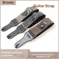 Sangle de guitare folk STARWAY en pur coton, sangles d'épaule, sangle spécifique pour guitare classique, basse, acoustique-électrique