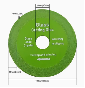 Disque de coupe de verre Diamant Coupe & Meules Vert pour Verre Cristal <span class=keywords><strong>Vin</strong></span> - Product Image 1