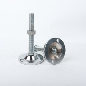 Support de pied lourd en acier au carbone à absorption des chocs réglable avec base pour machines industrielles - Product Image 1